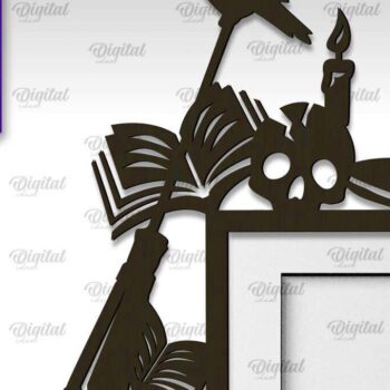 Intra απο ξύλο plywood  Χρώμα wenge 3mm-4mm πάχος - με λέιζερ γωνία πόρτας αποκριών Δίασταση 15x15 cm INTRAFABR-29847282 - Image 1