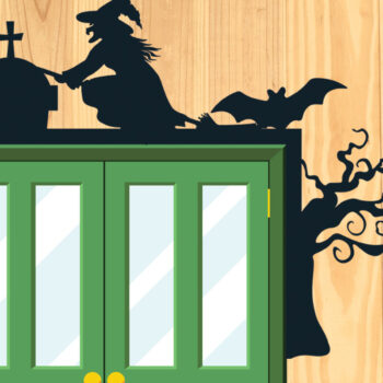 Intra απο ξύλο plywood Χρώμα wenge 3mm-4mm πάχος - με λέιζερ γωνία πόρτας Halloween 6 Δίασταση 15x15 cm INTRAFABR-28535560 - Image 3