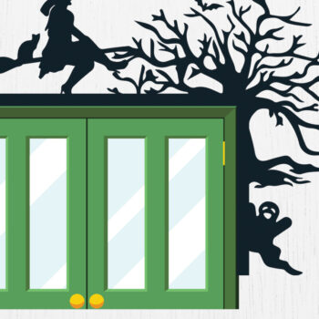 Intra απο ξύλο plywood  Χρώμα wenge 3mm-4mm πάχος - με λέιζερ γωνία πόρτας αποκριών 9 Δίασταση 15x15 cm INTRAFABR-21257749 - Image 2