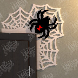 Intra απο ξύλο plywood  Χρώμα wenge 3mm-4mm πάχος - Halloween Door Corner | Διακόσμηση βεράντας Δίασταση 15x15 cm INTRAFABR-25532373