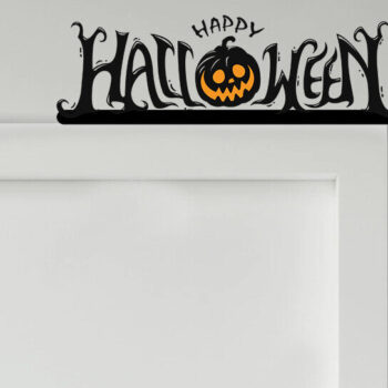 Intra απο ξύλο plywood  Χρώμα wenge 3mm-4mm πάχος - Halloween Door Corner Δίασταση 15x15 cm INTRAFABR-25532436 - Image 4