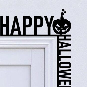 Intra απο ξύλο plywood  Χρώμα wenge 3mm-4mm πάχος - Halloween Door Corner Δίασταση 15x15 cm INTRAFABR-9577575 - Image 4