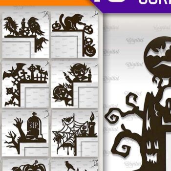 Intra απο ξύλο plywood  Χρώμα wenge 3mm-4mm πάχος - Δέσμη κοπής με λέιζερ γωνίες πόρτας αποκριών Δίασταση 15x15 cm INTRAFABR-28472578 - Image 1