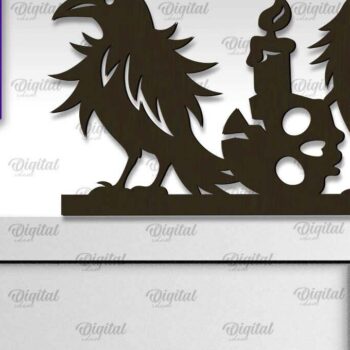 Intra απο ξύλο plywood  Χρώμα wenge 3mm-4mm πάχος - Δέσμη κοπής με λέιζερ γωνίες πόρτας αποκριών Δίασταση 15x15 cm INTRAFABR-28472578 - Image 5