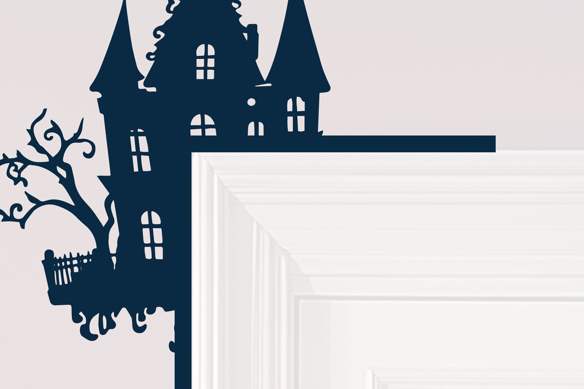 Intra απο ξύλο plywood  Χρώμα wenge 3mm-4mm πάχος - Halloween Door Corners Δίασταση 20x25 cm INTRAFABR-26342437