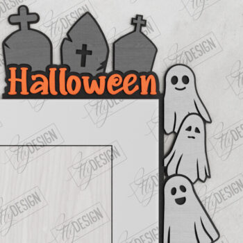 Intra απο ξύλο plywood  Χρώμα wenge 3mm-4mm πάχος - Halloween Door Corners | Διακόσμηση βεράντας Δίασταση 15x15 cm INTRAFABR-9440287 - Image 1