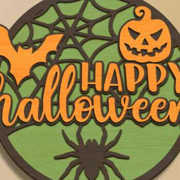 Intra απο ξύλο plywood Χρώμα wenge 3mm-4mm πάχος - Πρότυπο αποκοπής κρεμάστρας πόρτας αποκριών Δίασταση 11x11 cm INTRAFABR-26065713 - Image 2