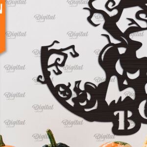 Intra απο ξύλο plywood  Χρώμα wenge 3mm-4mm πάχος - με λέιζερ κρεμάστρα πόρτας αποκριών Δίασταση 15x15 cm INTRAFABR-103310376