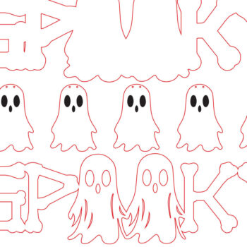 Intra απο ξύλο plywood Χρώμα wenge 3mm-4mm πάχος - Αποκριάτικη κρεμάστρα πόρτας Δίασταση 30x20 cm INTRAFABR-103310494 - Image 2