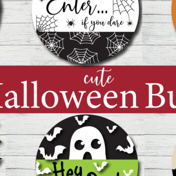 Intra απο ξύλο plywood  Χρώμα wenge 3mm-4mm πάχος - Halloween Door Hanger Δίασταση 15x15 cm INTRAFABR-100878530 - Image 1