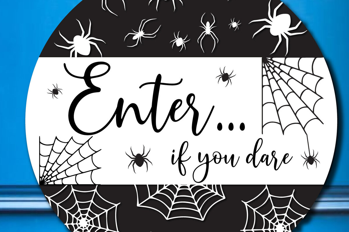 Intra απο ξύλο plywood  Χρώμα wenge 3mm-4mm πάχος - Halloween Door Hanger Δίασταση 15x15 cm INTRAFABR-21767410