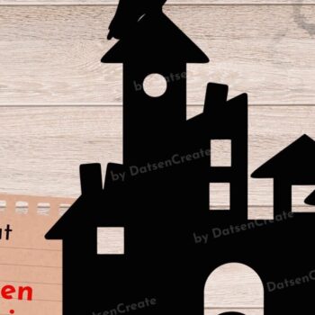Intra απο ξύλο plywood  Χρώμα wenge 3mm-4mm πάχος - Halloween Door Hanger, Welcome Sign Δίασταση 15x15 cm INTRAFABR-9525352 - Image 1