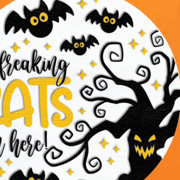 Intra απο ξύλο plywood Χρώμα wenge 3mm-4mm πάχος - κοπής πινακίδας αποκριών πόρτας, Bats Δίασταση 15x15 cm INTRAFABR-23847205 - Image 1