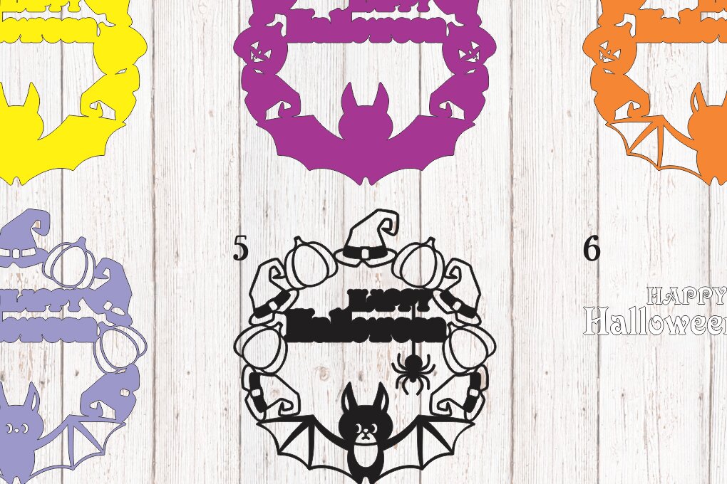 Intra απο ξύλο plywood  Χρώμα wenge 3mm-4mm πάχος - Πινακίδα πόρτας αποκριών με 3D στρώσεις νυχτερίδας Δίασταση 15x15 cm INTRAFABR-21792622