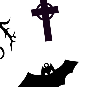 Intra απο ξύλο plywood  Χρώμα wenge 3mm-4mm πάχος - Αποκριάτικο Σκουλαρίκι Cross Bat Skull Δίασταση 3x3 cm INTRAFABR-12951628 - Image 1