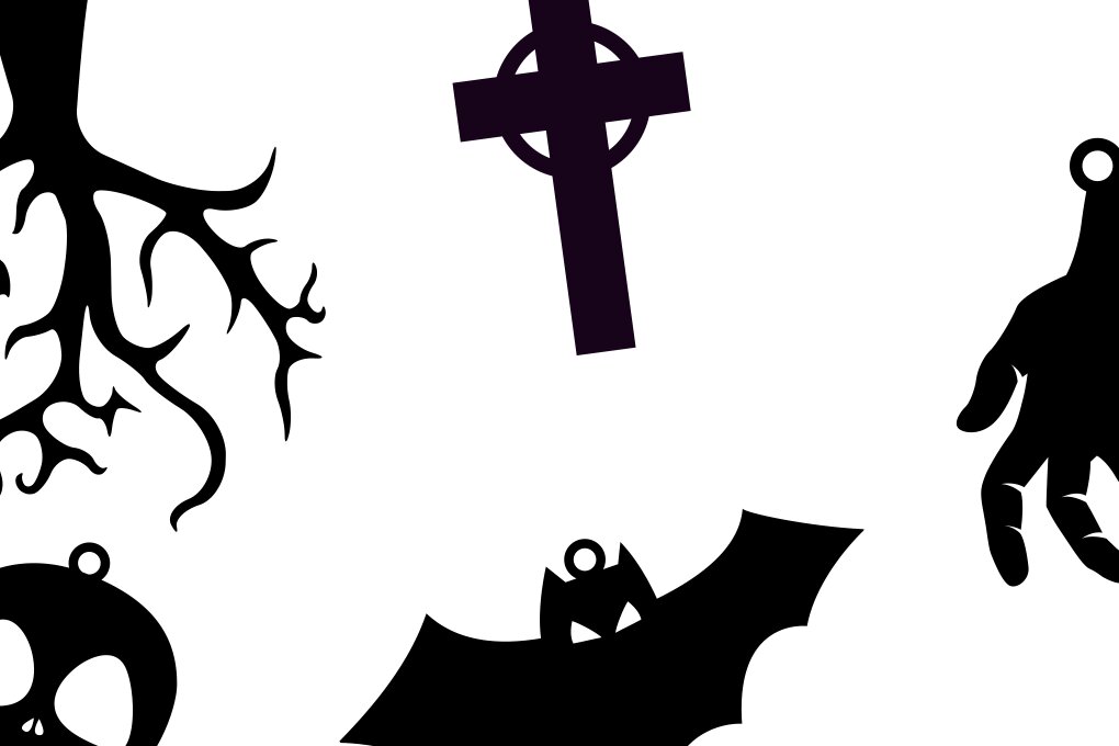 Intra απο ξύλο plywood  Χρώμα wenge 3mm-4mm πάχος - Αποκριάτικο Σκουλαρίκι Cross Bat Skull Δίασταση 3x3 cm INTRAFABR-12951628