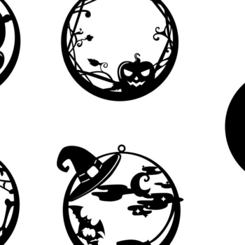 Intra απο ξύλο plywood  Χρώμα wenge 3mm-4mm πάχος - Αποκριάτικο Σκουλαρίκι Ghost Pumpking Δίασταση 3x3 cm INTRAFABR-21950023 - Image 1