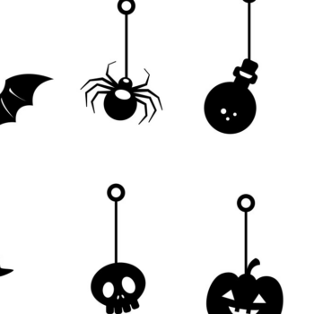 Intra απο ξύλο plywood  Χρώμα wenge 3mm-4mm πάχος - Αποκριάτικο Σκουλαρίκι Halloween Ghost Δίασταση 3x3 cm INTRAFABR-21950013 - Image 1