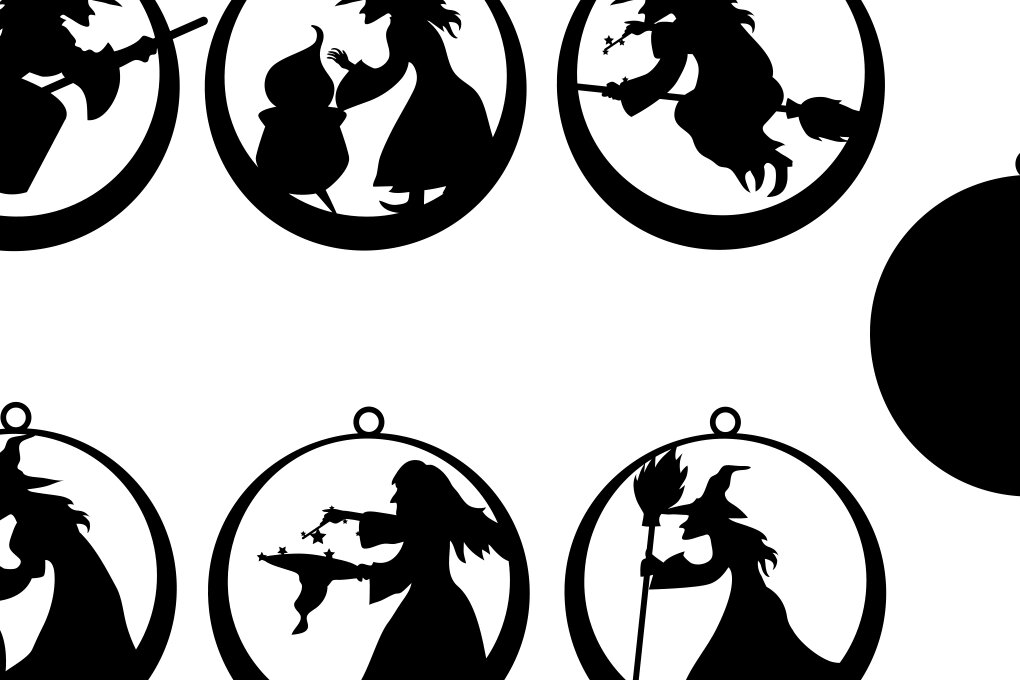 Intra απο ξύλο plywood  Χρώμα wenge 3mm-4mm πάχος - Σκουλαρίκι Halloween Σκουλαρίκι Witch Δίασταση 3x3 cm INTRAFABR-25559590