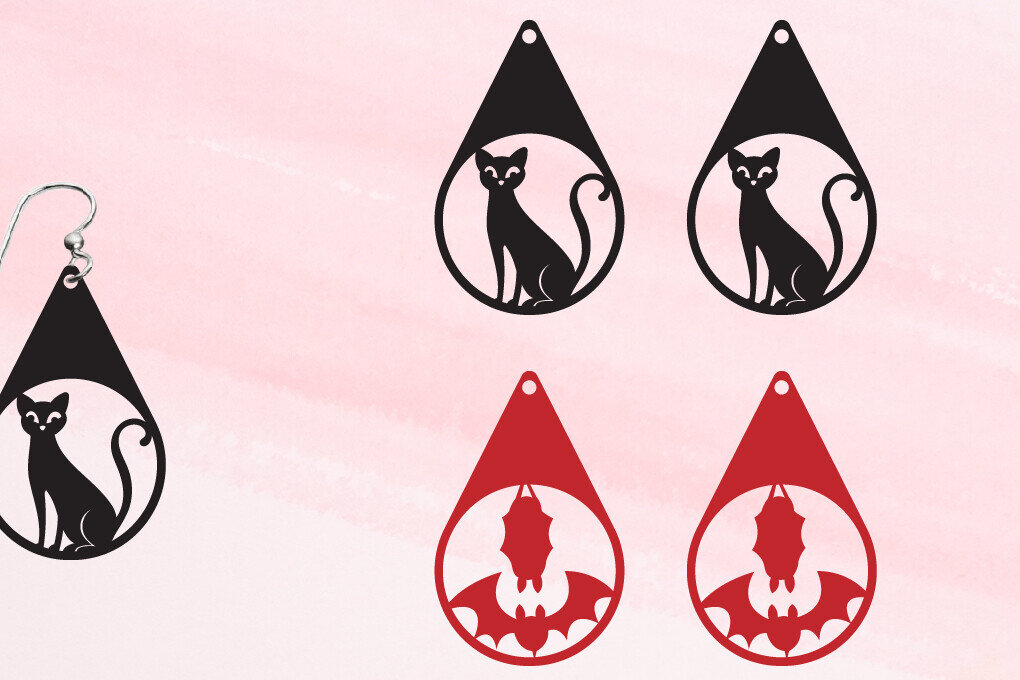 Intra απο ξύλο plywood  Χρώμα wenge 3mm-4mm πάχος - Σκουλαρίκια απόκριες | Αποκριάτικα κοσμήματα Δίασταση 3x3 cm INTRAFABR-26593008