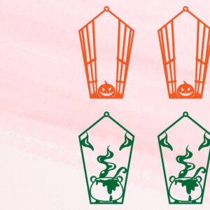 Intra απο ξύλο plywood  Χρώμα wenge 3mm-4mm πάχος - Σκουλαρίκια απόκριες | Μπρελόκ αποκριών Δίασταση 3x3 cm INTRAFABR-26592630