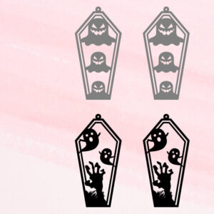 Intra απο ξύλο plywood  Χρώμα wenge 3mm-4mm πάχος - Σκουλαρίκια απόκριες | Μπρελόκ αποκριών Δίασταση 3x3 cm INTRAFABR-26592429