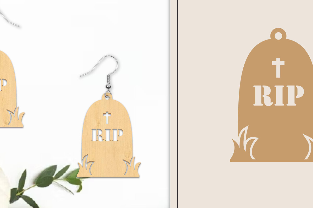 Intra απο ξύλο plywood  Χρώμα wenge 3mm-4mm πάχος - Αποκριάτικα σκουλαρίκια με λέιζερ Δίασταση 3x3 cm INTRAFABR-14915738