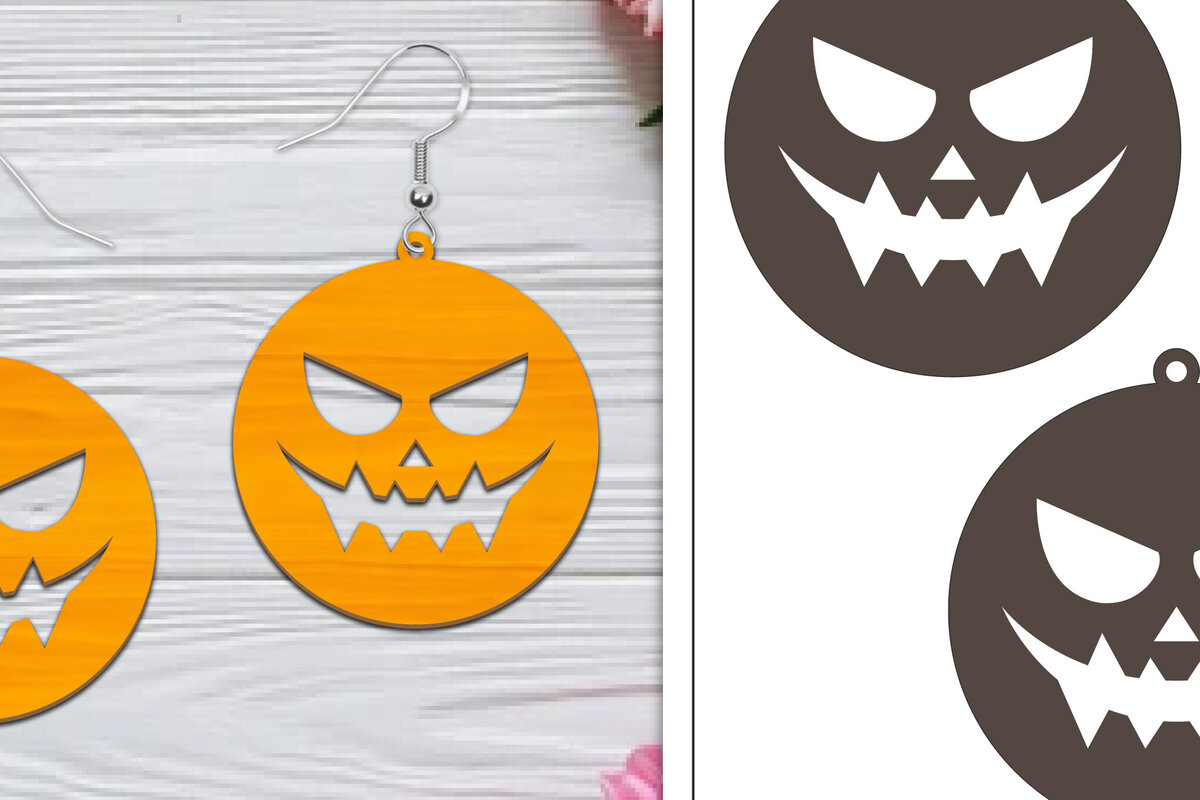 Intra απο ξύλο plywood  Χρώμα wenge 3mm-4mm πάχος - Αποκριάτικα σκουλαρίκια με λέιζερ Δίασταση 3x3 cm INTRAFABR-80800991