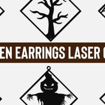 Intra απο ξύλο plywood Χρώμα wenge 3mm-4mm πάχος - Πακέτο κοπής λέιζερ αποκριάτικων σκουλαρίκια 2 Δίασταση 3x3 cm INTRAFABR-92711319 - Image 1