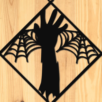 Intra απο ξύλο plywood Χρώμα wenge 3mm-4mm πάχος - Πακέτο κοπής λέιζερ αποκριάτικων σκουλαρίκια 2 Δίασταση 3x3 cm INTRAFABR-92711319 - Image 4