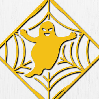 Intra απο ξύλο plywood Χρώμα wenge 3mm-4mm πάχος - Σχεδίαση κοπής με λέιζερ αποκριάτικα σκουλαρίκια 10 Δίασταση 3x3 cm INTRAFABR-118916337 - Image 2