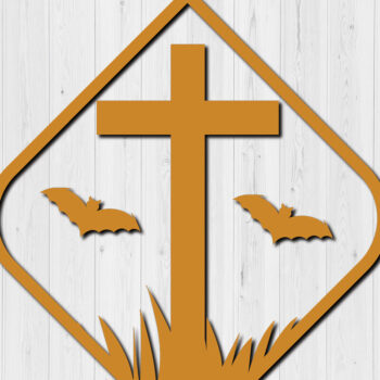 Intra απο ξύλο plywood  Χρώμα wenge 3mm-4mm πάχος - Αποκριάτικα σκουλαρίκια με λέιζερ σχέδιο 12 Δίασταση 3x3 cm INTRAFABR-125232176 - Image 1