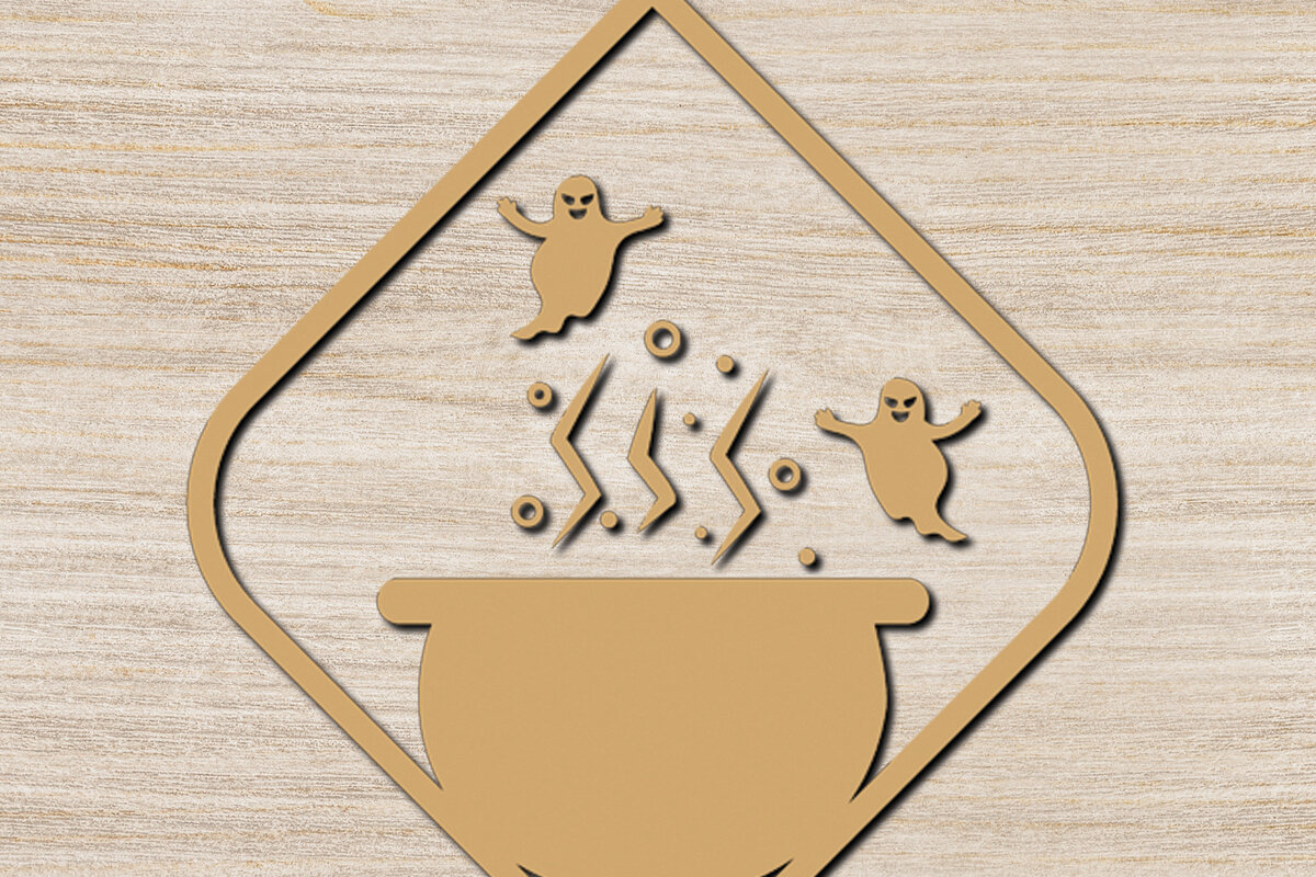 Intra απο ξύλο plywood  Χρώμα wenge 3mm-4mm πάχος - Σχεδίαση κοπής με λέιζερ αποκριάτικα σκουλαρίκια 17 Δίασταση 3x3 cm INTRAFABR-94408941