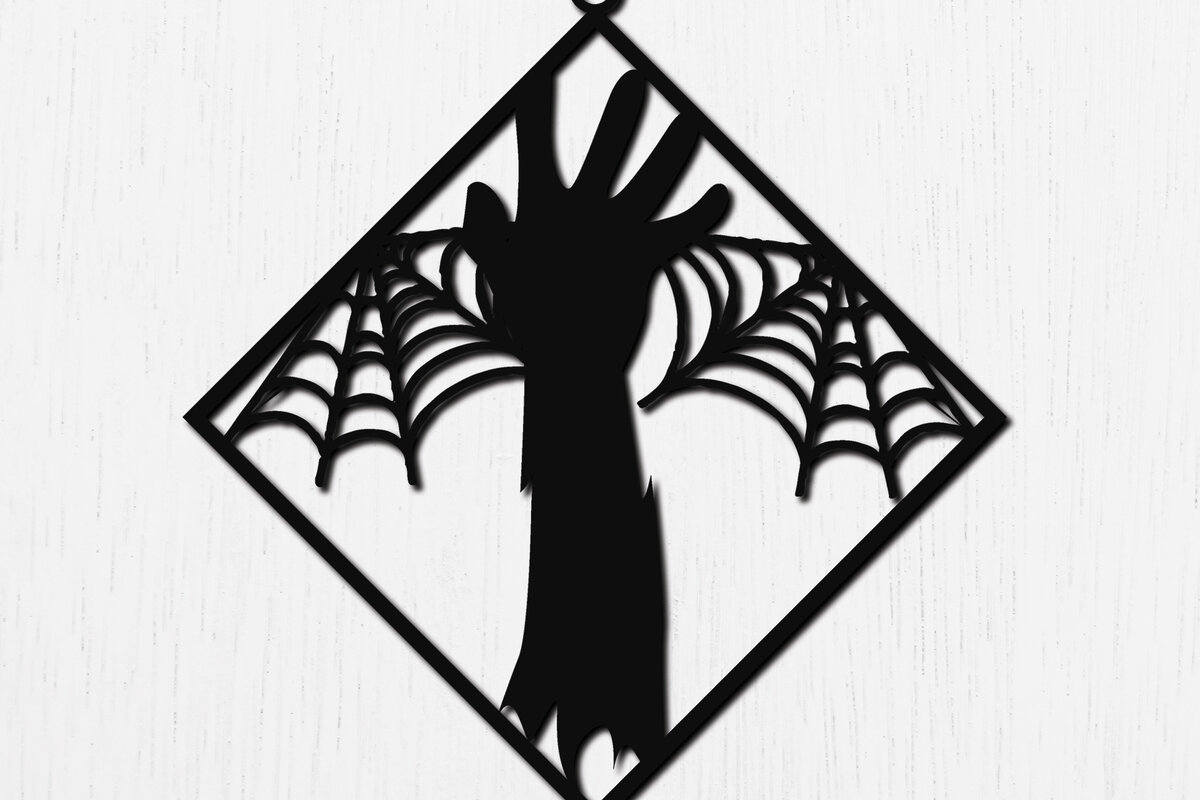 Intra απο ξύλο plywood  Χρώμα wenge 3mm-4mm πάχος - Σχεδίαση κοπής με λέιζερ αποκριάτικα σκουλαρίκια 3 Δίασταση 3x3 cm INTRAFABR-112070901