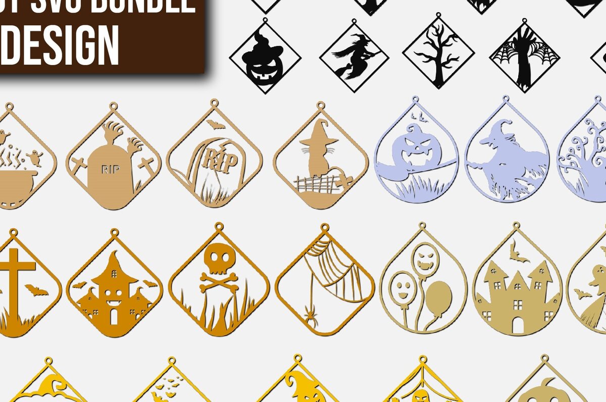 Intra απο ξύλο plywood  Χρώμα wenge 3mm-4mm πάχος - Πακέτο με λέιζερ σκουλαρίκια Halloween Δίασταση 3x3 cm INTRAFABR-96203797