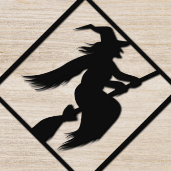 Intra απο ξύλο plywood Χρώμα wenge 3mm-4mm πάχος - Αποκριάτικα σκουλαρίκια Σχέδιο Δίασταση 3x3 cm INTRAFABR-6794042 - Image 2