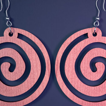 Intra απο ξύλο plywood  Χρώμα wenge 3mm-4mm πάχος - Αποκριάτικα σκουλαρίκια με λέιζερ |Spooky Δίασταση 3x3 cm INTRAFABR-113936184 - Image 16