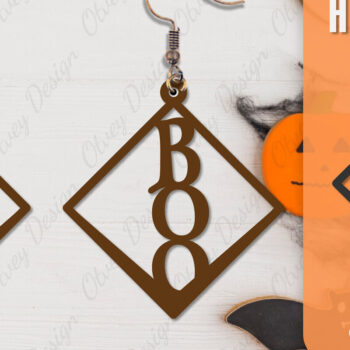 Intra απο ξύλο plywood Χρώμα wenge 3mm-4mm πάχος - Αποκριάτικα σκουλαρίκια με λέιζερ Δίασταση 3x3 cm INTRAFABR-112877494 - Image 11