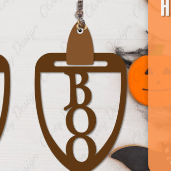 Intra απο ξύλο plywood Χρώμα wenge 3mm-4mm πάχος - Αποκριάτικα σκουλαρίκια με λέιζερ Δίασταση 3x3 cm INTRAFABR-112877513 - Image 11