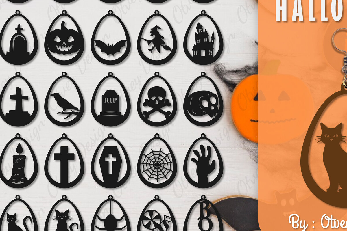 Intra απο ξύλο plywood  Χρώμα wenge 3mm-4mm πάχος - Αποκριάτικα σκουλαρίκια με λέιζερ Δίασταση 3x3 cm INTRAFABR-112294449