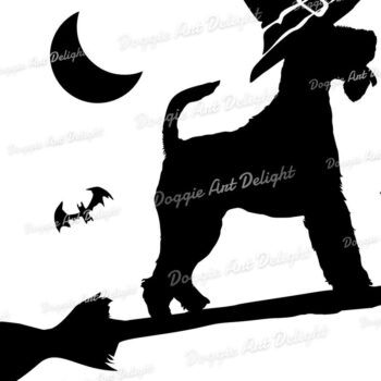 Intra απο ξύλο plywood  Χρώμα wenge 3mm-4mm πάχος - Halloween Fox Terrier Spooky Dog Png Δίασταση 15x15 cm INTRAFABR-98589991 - Image 2