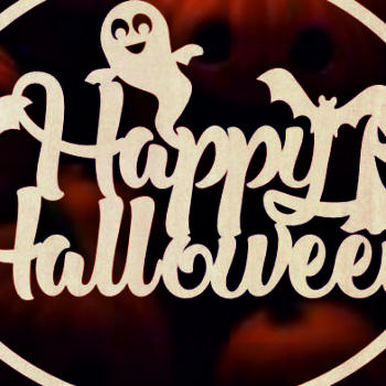 Intra απο ξύλο plywood  Χρώμα wenge 3mm-4mm πάχος - ΑΡΧΕΙΑ FRAME HALLOWEEN για CRICUT Δίασταση 20x25 cm INTRAFABR-98589999 - Image 1