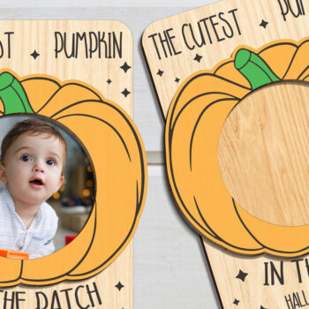 Intra απο ξύλο plywood  Χρώμα wenge 3mm-4mm πάχος - Κορνίζα φωτογραφιών μαγνήτης ψυγείου αποκριών Δίασταση 20x25 cm INTRAFABR-98590029 - Image 1