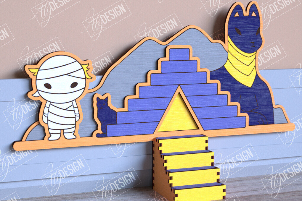 Intra απο ξύλο plywood  Χρώμα wenge 3mm-4mm πάχος - Halloween Garden Door | Στοιχειωμένο Σπίτι Δίασταση 15x15 cm INTRAFABR-117463131