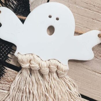 Intra απο ξύλο plywood  Χρώμα wenge 3mm-4mm πάχος - Halloween Garland Δίασταση 4x4 cm INTRAFABR-77023139 - Image 4