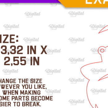 Intra απο ξύλο plywood  Χρώμα wenge 3mm-4mm πάχος - Δέσμη κοπής με λέιζερ Halloween Garlands Δίασταση 15x15 cm INTRAFABR-106470338 - Image 3