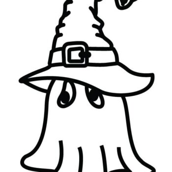 Intra απο ξύλο plywood Χρώμα wenge 3mm-4mm πάχος - Halloween Ghost, διάνυσμα κοπής με λέιζερ Δίασταση 15x15 cm INTRAFABR-71980486 - Image 2