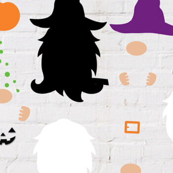 Intra απο ξύλο plywood  Χρώμα wenge 3mm-4mm πάχος - Halloween Gnome 3d Δίασταση 15x15 cm INTRAFABR-117463493 - Image 3