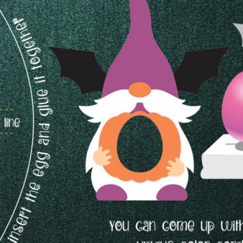 Intra απο ξύλο plywood  Χρώμα wenge 3mm-4mm πάχος - Πρότυπο για το Halloween Gnome Egg Holder Δίασταση 15x15 cm INTRAFABR-116148199 - Image 1