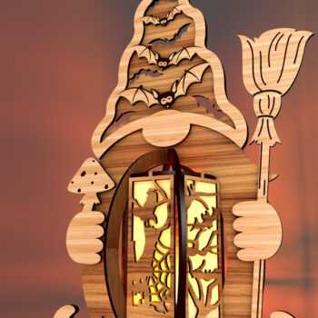 Intra απο ξύλο plywood  Χρώμα wenge 3mm-4mm πάχος - Πρότυπο φαναριών στοιχειωδών αποκριών Δίασταση 2x4 cm INTRAFABR-97642435 - Image 2